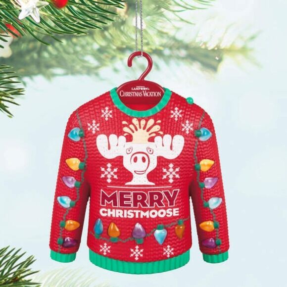 🔥NIB Hallmark National Lampoon's Ugly Sweater Keepsake Ornament - Picture 1 of 12